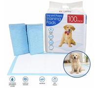 100 Tappetini Igienici Per Cuccioli 56x56cm Assorbenti Antiodore 5 Strati