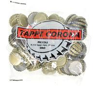 100 TAPPI A CORONA D. 26 CON GUARNIZIONE PER BOLLITURA BOTTIGLIE BIRRA POMODORO
