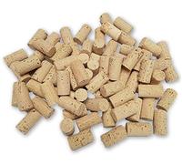 100 tappi di sughero 45 x 24 mm - sughero per bricolage, chiaro - Tappo per vino per fai da te - idee fai da te - ecologico, vegano.