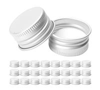 100 tappi per bottiglie in alluminio da 18x13 mm/0,7x0,5" - Coperchi