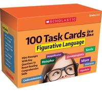100 Task Cards in a Box: Figurative Language (General merchandise)