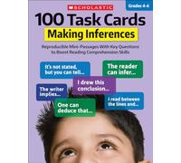 100 Task Cards Making Inferences: Reproducible Mini-Passages With Key Questions to Boost Reading Comprehension Skills