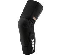 100% Teratec Plus Protezioni per ginocchia per biciclette, nero, Taglia S
