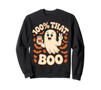100% That Boo Funny Halloween Ghost Felpa