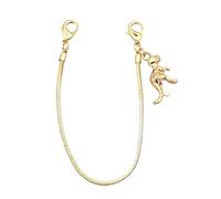 100 tipi di braccialetti for telefoni cellulari con catene metalliche anti-caduta, accessori con cinturini antifurto rimovibili(Style B gold(LOVE YOU))