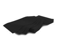 100 Tovaglie in TNT Tessuto Non Tessuto Misura 100x100cm COPRIMACCHIA 50gr m/q Ideali per la ristorazione sagre feste vari colori (Nero)