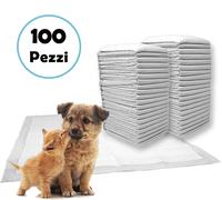 100 TRAVERSE PER CANE GATTO ASSORBENTI 60x60 cm TAPPETINI IGIENICI TRAVERSINE
