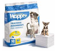 100 Traversine Cani 60x60 Super Assorbenti - 5 Strati con Fondo Impermeabile e Controllo Odori - Per Cuccioli, Cani Anziani e Gatti - Protegge Pavimenti, Tappeti e Cucce