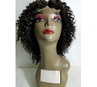 100% Umano Capelli Remy Ricci Parrucca Intera 8 " Pizzo Davanti Tre Parte Colore