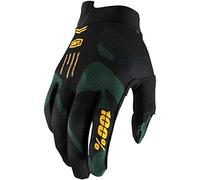 100% Unisex Handschuhe iTrack, Sentinel - Schwarz Grün, M, HU-GLO-0052