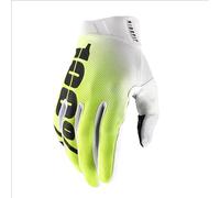 100% Unisex Handschuhe Ridefit, Korp - Gelb Weiß, S, HU-GLO-0051