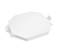 100 unità - Scatola per Paella 375 G/M2 50,5 x 50,5 x 5 cm bianco cartone