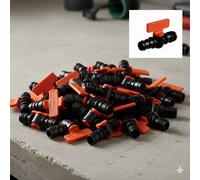 100 Valvoline Filetto Maschio 3/4" Portagomma Ø 16 VALMP Rubinetto Irrigazione