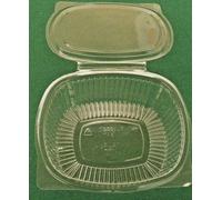 100 VASCHETTE ALIMENTI OVALE CC 1500 CONTENITORE S/LIQUIDI TRASPARENTI ASPORTO+