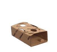 100 Vassoi asporto per 2 bicchieri da caffè in cartoncino