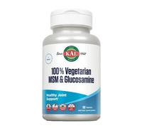 100% Vegetariano MSM E Glucosamina 60 Compresse Di Kal
