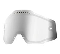 100% Ventilazione Interna Dual Ersatzlinsen Vetro Ricambio RACECRAFT Argento