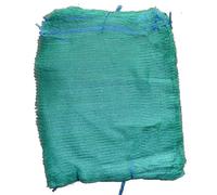 100 Verde Rete Sacchi 45cm x 60cm Con Lacci Porta 15kg Rete Tessuto Borse