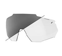 100percent Racetrap 3.0 Photochromic Replacement Lenses Nero Photocromatic Clear / Smoke/CAT1-3