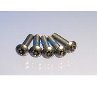 100 viti Testa Bombata M4x16 Torx pin sicurezza Inox ISO 7380 viti antisvito