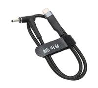 100 W PD USB Tipo C da Ingresso Maschio a CC 3,0 Mm X 1,1 Mm Maschio Cavo di Ricarica per Laptop Notebook, Cavo Litz, Doppio Chip, Cavo di Ricarica per Notebook per R11 C720 C720P(JD0612 (0,5 metri))