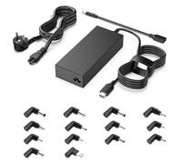 100 W Uiversal Alimentatore di rete per computer portatile Asus Dell Lenovo HP Acer Dell Msi Micrsoft Razer Medion Charger 19 V 19,5 V 20 V 5 A Max Adattatore con 16 connettori