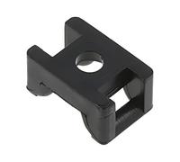 100 x 151-24600 supporto avvitabile UL94V-2 nero B. Fascette per cavi: 6 mm H...