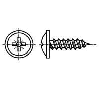 100 x 5000696-BOS100 5000696 vite con flangia 4,2 x 8 testa: testa a sfera Po...