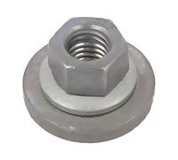 100 x 9047640 dado con flangia, con supporto, esagonale di sicurezza M5 0,8 B...