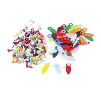 100 x bottoni per cornici e 100 mini fermacampioni per opere d'arte scrapbooking fai da te