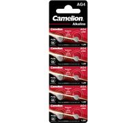 100 x cella a bottone alcalina Camelion AG4 LR66 LR626 377 1,5 V (blister da ...