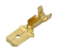 100 x connettori BM 02280: piatti 6,3 mm 0,8 mm maschio 1-2,5 mm² per cavi BM GR