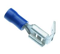 100 x connettori terminali a crimpare blu isolati Piggyback 14-16 AWG cavo elettrico