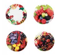 100 x coperchio di ricambio 82/6 mix di frutta per barattoli