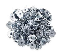 100 x Dadi a Griffe M5 x 8 x 15 mm con 4 Griffe per il Fissaggio di Parti di Mobili Dado con Griffe Manicotti da