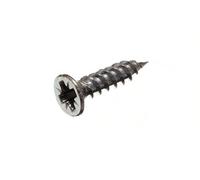 100 x Doppio Filo Legno Vite Fissaggi BZP Acciaio Zincato 6 X 1.6cm Onesto