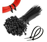 100 x fascette stringicavo nere 300 x 4,8 mm resistenti ai raggi UV fissaggio...