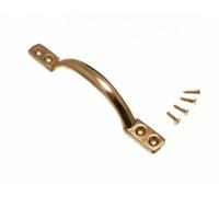 100 X Fissaggio Anteriore Fascia Credenza Maniglie Ottone Lucidato 12.7cm 125mm