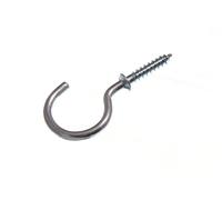 100 X Ganci A Vite Con Spalla In Cupola 25Mm 1 Pollice Acciaio Cromato | Onesto