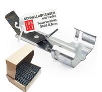 100 x ganci rapidi con molla per profili a soffitto CD 60/27 ganci