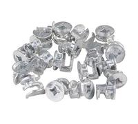 100 x Giunto Eccentrico Vite Scatola Eccentrica Cornettore per Mobili 17-18mm