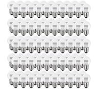 100 x Lampadina a Goccia LED 1W E27 V8 Chiara 2200K Esterno Natale [EEK: x]