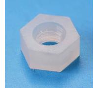 100 X M2.6 Dado Esagonale In Nylon