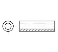 100 x M5.2X10X10/BN5281 1385348 manicotto distanziale a forma di lente poliam...