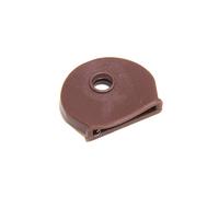 100 X Marrone Chiave Identificazione Tappi Cover Plastica Push Su Onestopdiy New