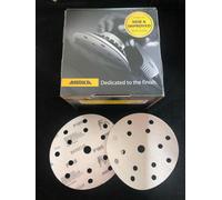 100 X Mirka Basecut Ø 150 MM Dischi Abrasivi 15-Loch a Strappo P180