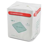 100 x non sterili NOBA GARZA comprime COMPRESS Mull 8-fach, div. mod. grandezze - 20 cm x 20 cm