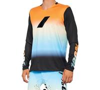 R core x sunset blue orange 100 long sleeve jersey