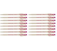 100 X Paper Mate Replay Penne Cancellabili 1.0mm Fucsia Rosa