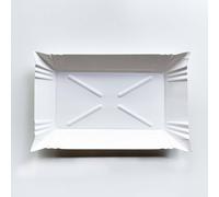 100 x piatto di cartone coppa ciotola composta da mele monouso festa quadrata